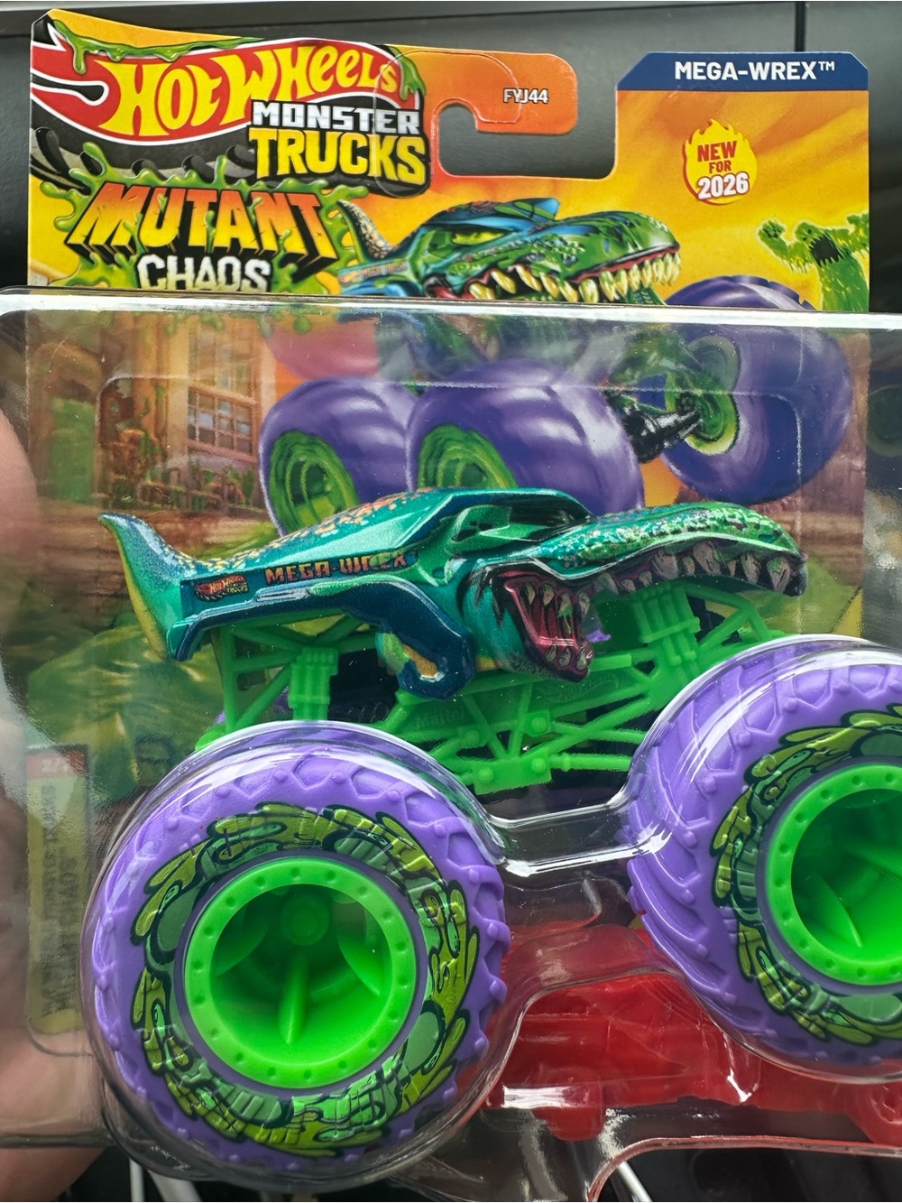 Monster Trucks Mega-Wrex Kids Toy - Green & Purple